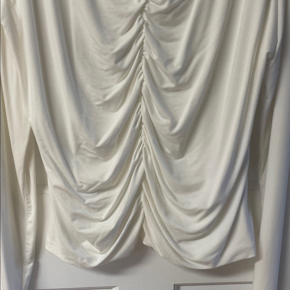 GAP Cream Ruched Blouse - Picture 5 of 13